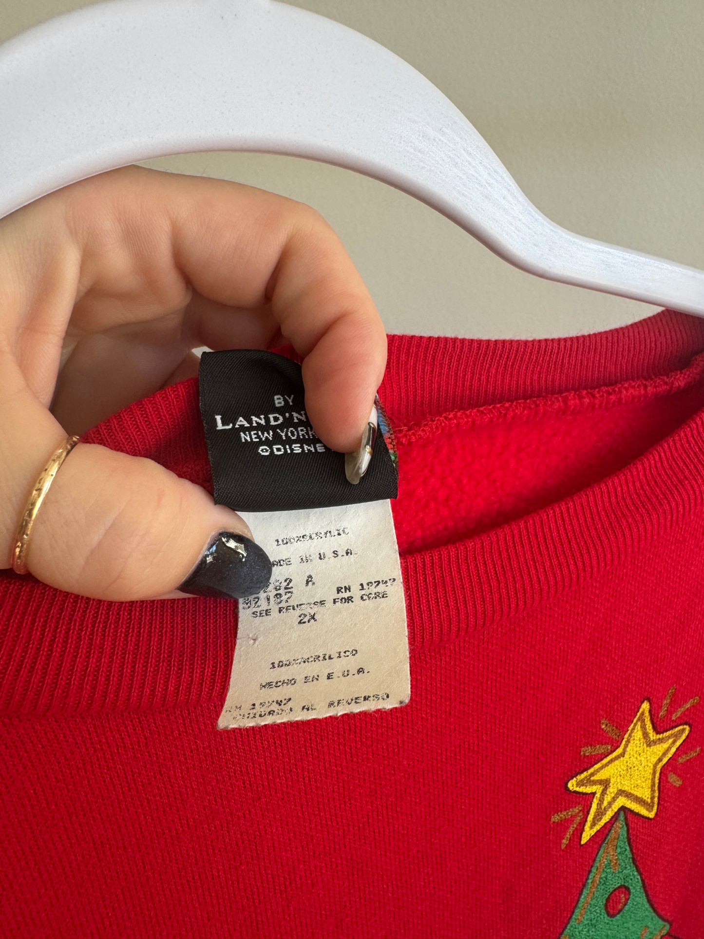 *Vintage* Merry Christmas Crew | 2X (fits like XL)