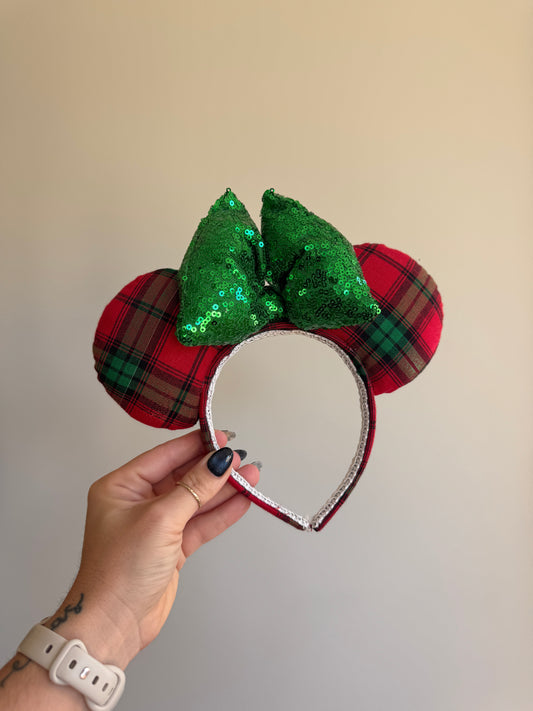 Christmas Plaid Ears | Ears by Eden