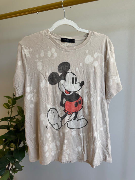 Bleach Wash Mouse Junkfood Tee | M