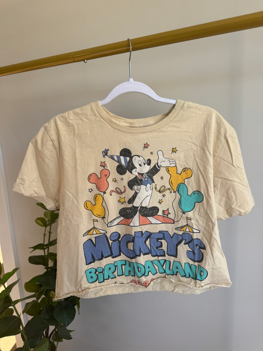 Birthday Crop Tee | M